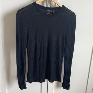 Theory long sleeve top in L